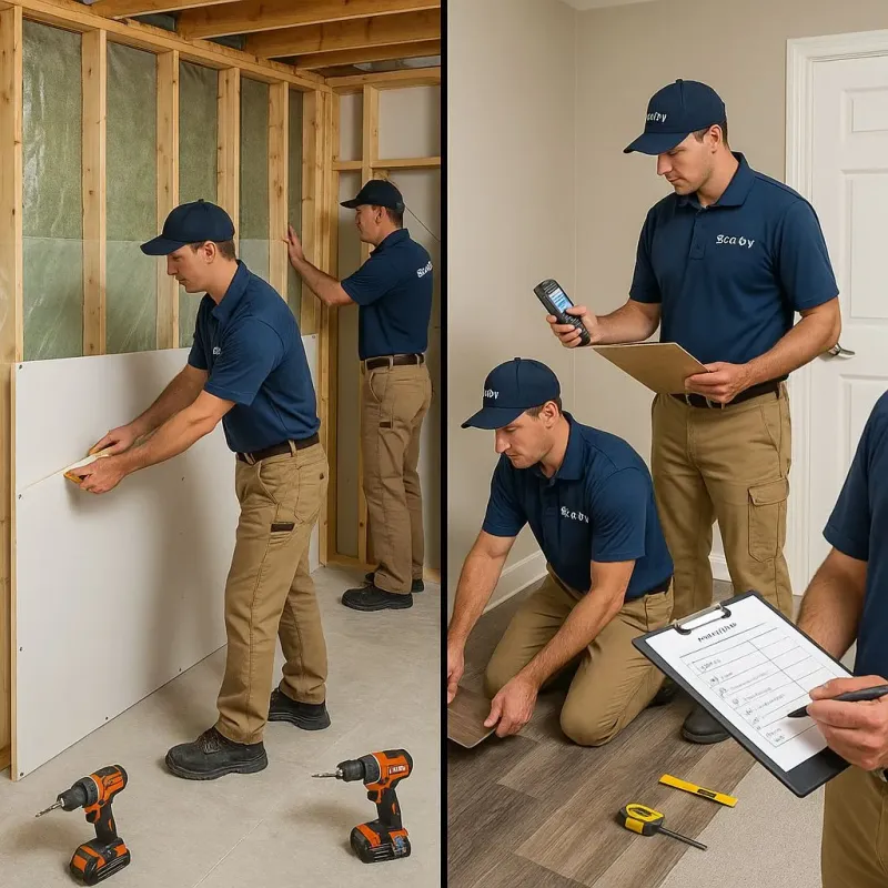 Repairs and Reconstruction process in Pinckney, MI