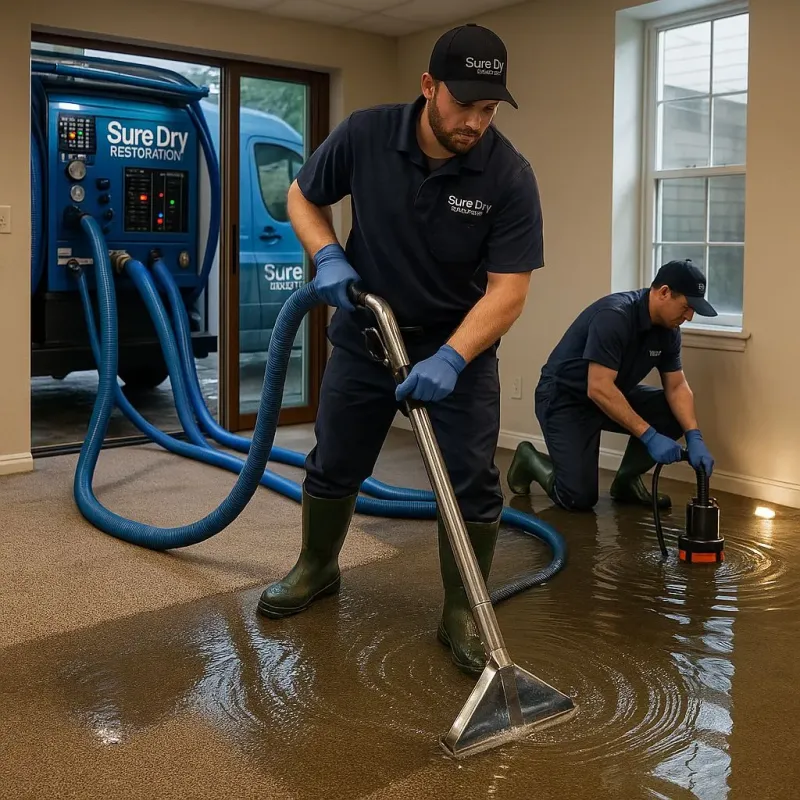Water Extraction and Removal process in Pinckney, MI